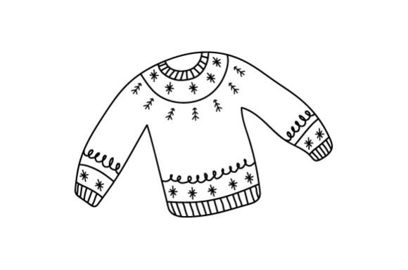 A Christmas Sweater Design I'd Actually Embroider