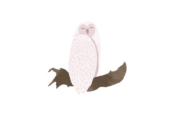 A Festive Watercolor Owl for Christmas Crafts & Marketing
