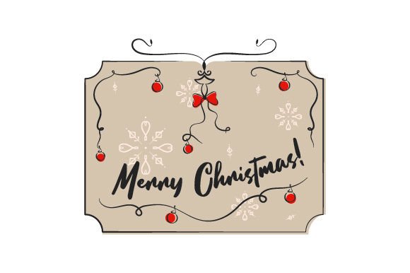 A Vintage Christmas Post Card Craft Asset for Handmade Elegance