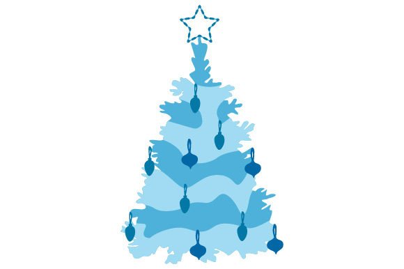 Blue Ice Christmas Tree: A Crafting Asset for Seasonal Handmade Products