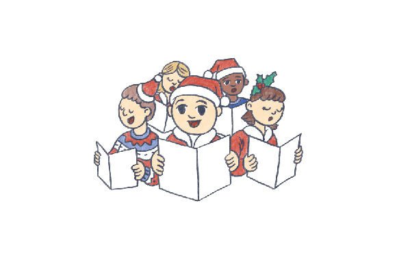 Christmas Choir: A Festive Design for Crafting Joy