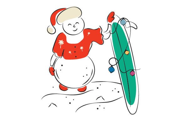 Crafting a Seasonal Brand Story: The Sand Snowman Santa Hat