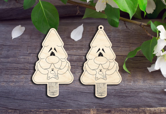 Crafting Festive Joy: Fergis the Christmas Tree Laser Cut Design