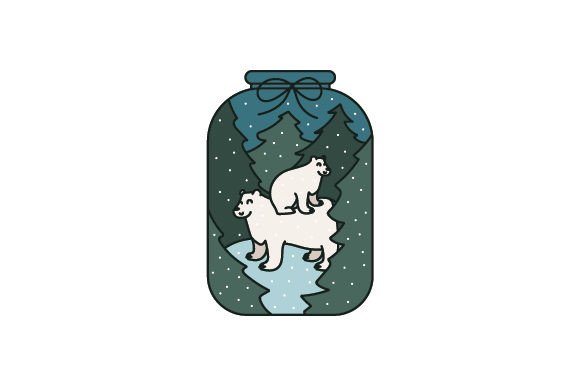 Crafts & Christmas Cheer: The Polar Bear in a Jar