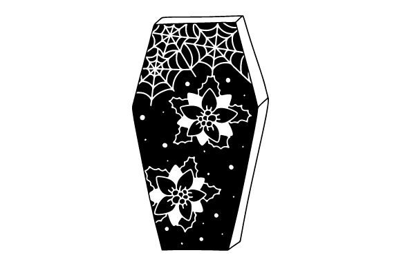 Dark Christmas Coffin: A Bold Festive Craft Asset