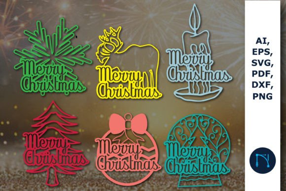 Paper Cut Christmas SVG Bundle for Laser Cutting & Winter Crafting