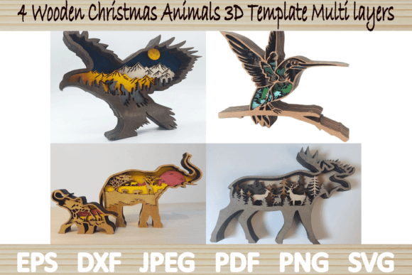 Reviewing a Wooden Christmas Animal Laser Cutting Design for Websites
