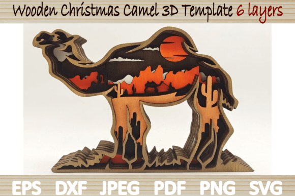 Reviewing the Wooden Camel 3D Ornament for Laser Cut Winter Content