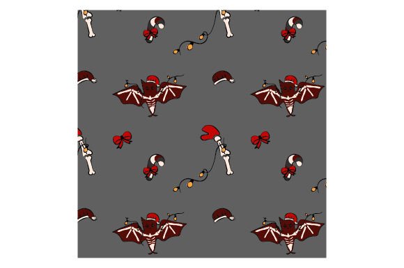 Spooky Christmas Pattern: A Versatile Craft Asset for Festive Branding