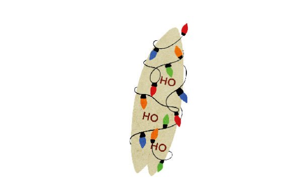 Tropical Christmas Crafts: A Watercolor Surfboard Review